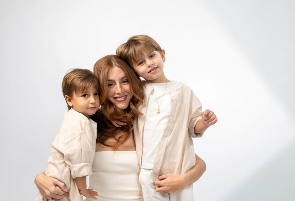 Como a linha David & Noah nasceu: história da marca que surgiu do amor materno e cuidado Infantil