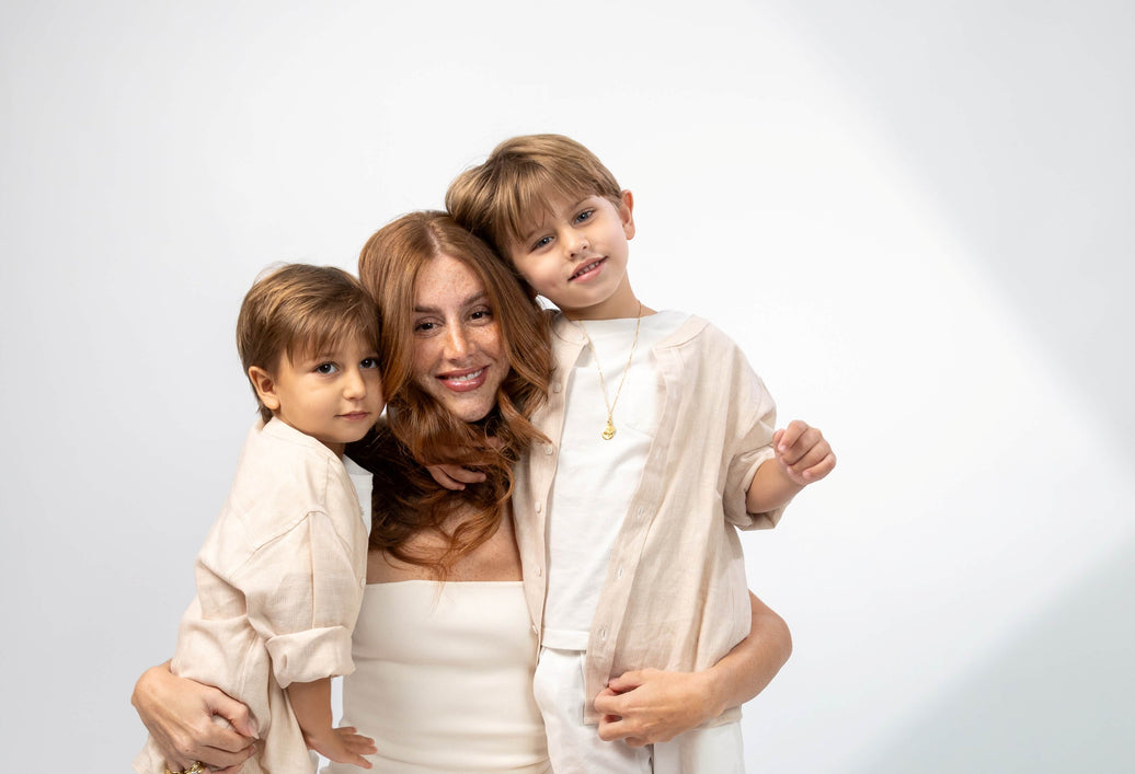 Como a linha David & Noah nasceu: história da marca que surgiu do amor materno e cuidado Infantil